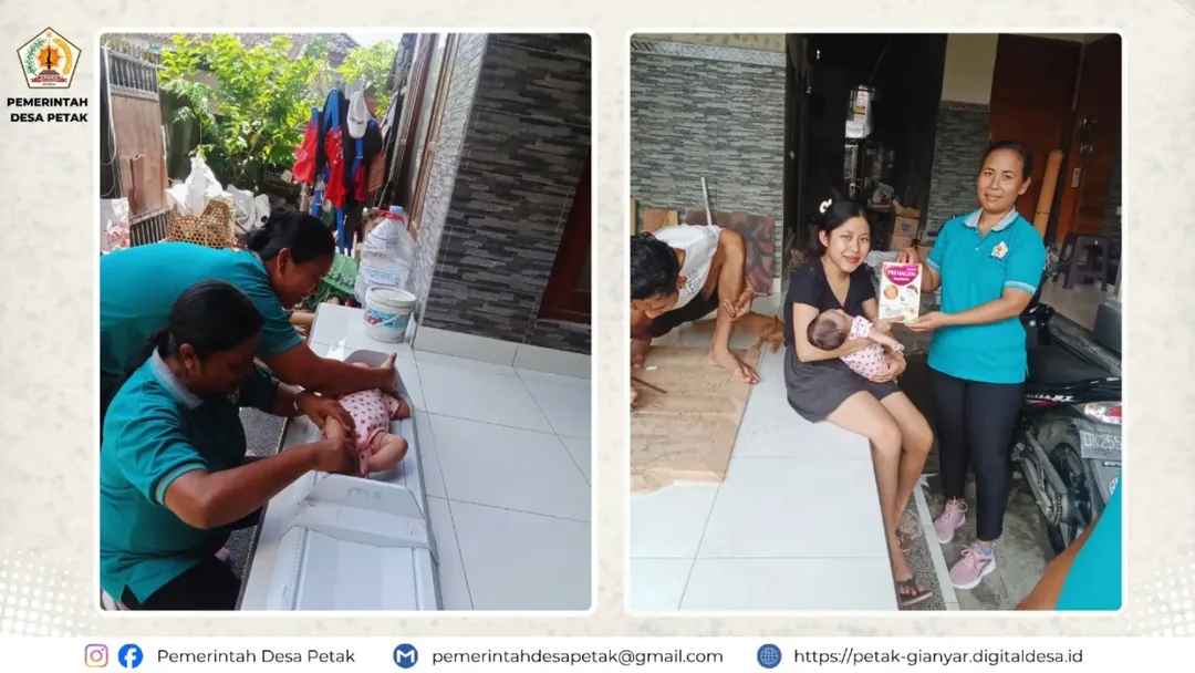 Foto berita Desa Petak: Pelaksanaan Posyandu Siklus Hidup Bulan Oktober 2025 Di Banjar Benawah Kawan 2