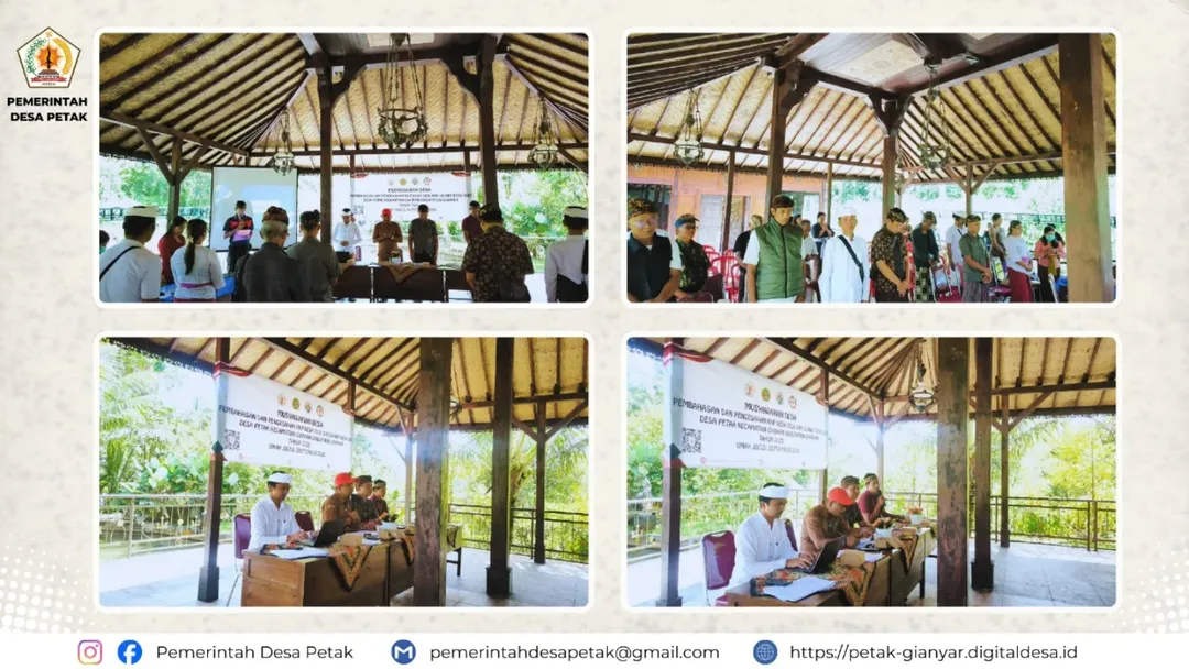 Foto berita Desa Petak: Musyawarah Desa Pengesahan RKP Desa 2026 dan DU-RKP 2027 Serta Perubahan APBD Reguler Tahun Anggaran 2025 2