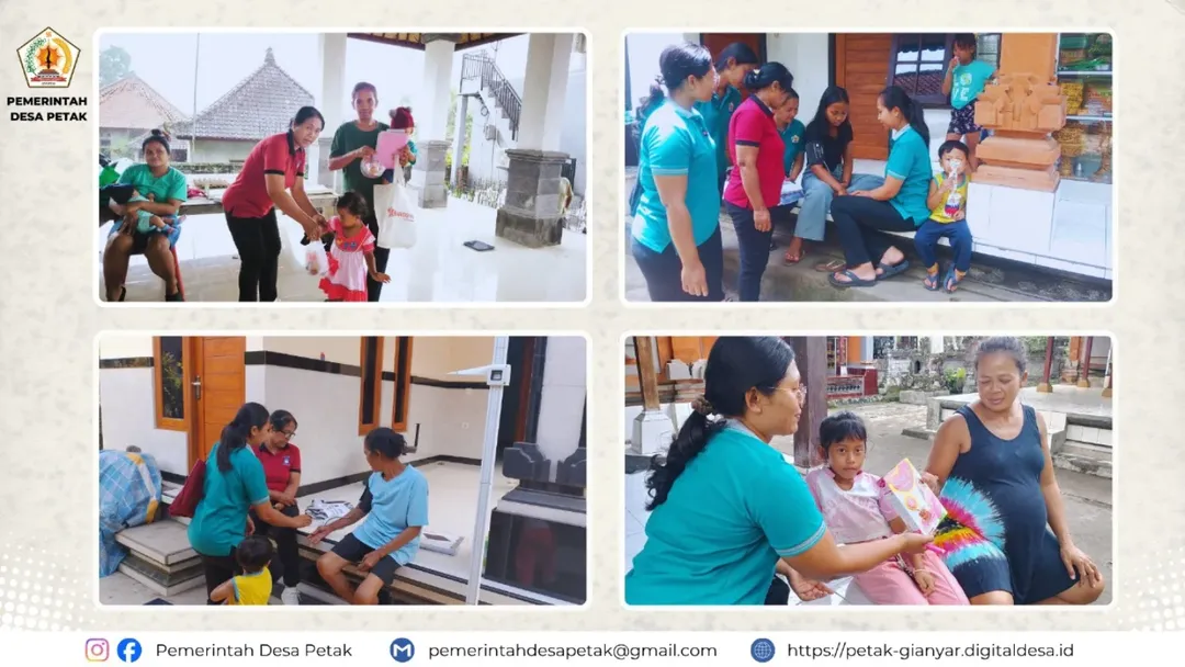 Foto berita Desa Petak: Pelaksanaan Posyandu Siklus Hidup Bulan Oktober 2025 di Banjar Bonnyuh 3