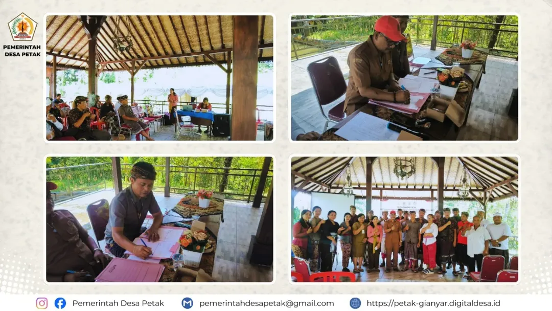 Foto berita Desa Petak: Musyawarah Desa Pengesahan RKP Desa 2026 dan DU-RKP 2027 Serta Perubahan APBD Reguler Tahun Anggaran 2025 3